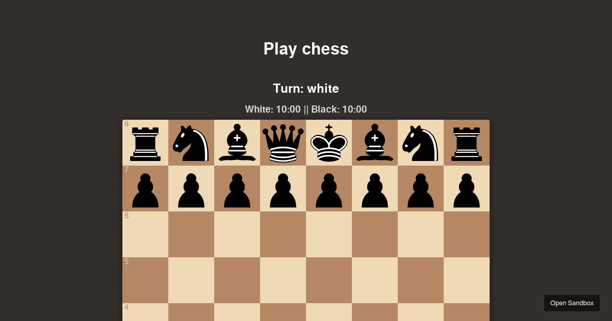 chess - Codesandbox