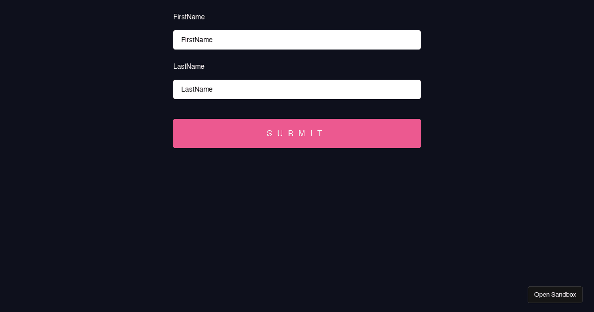 React Hook Form - TS Bug - Codesandbox