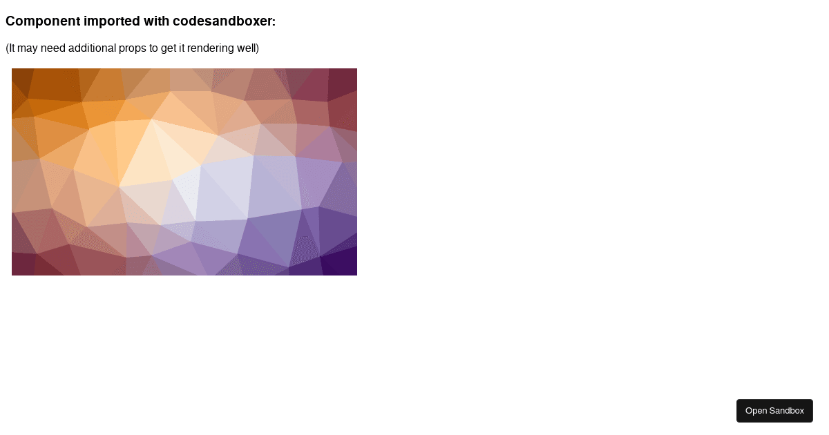 codesandboxer-example - Codesandbox
