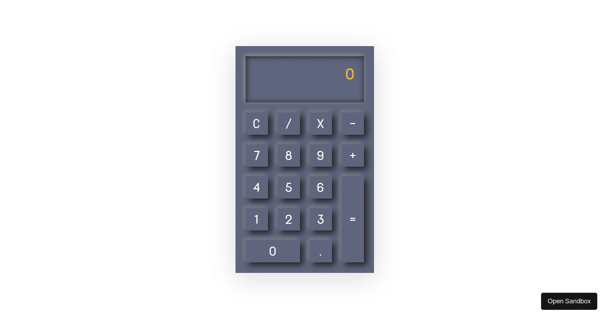 smthari/Soft-UI-Calculator-Using-Html-css-Javascript - Codesandbox