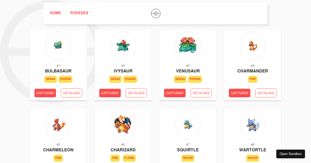 pokedex - Codesandbox