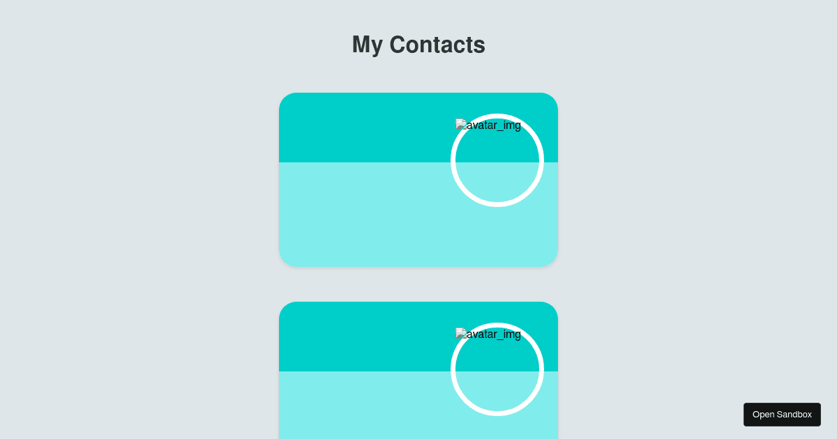 React Props Practice (forked) - Codesandbox