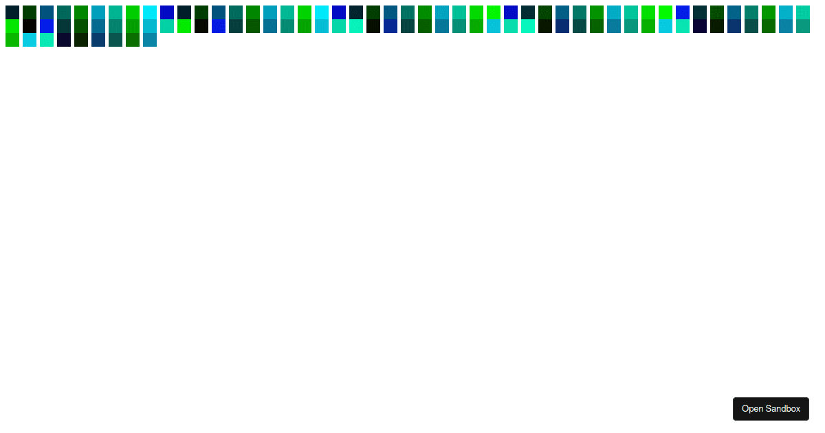 Set of Visually Distinct Colors - Codesandbox