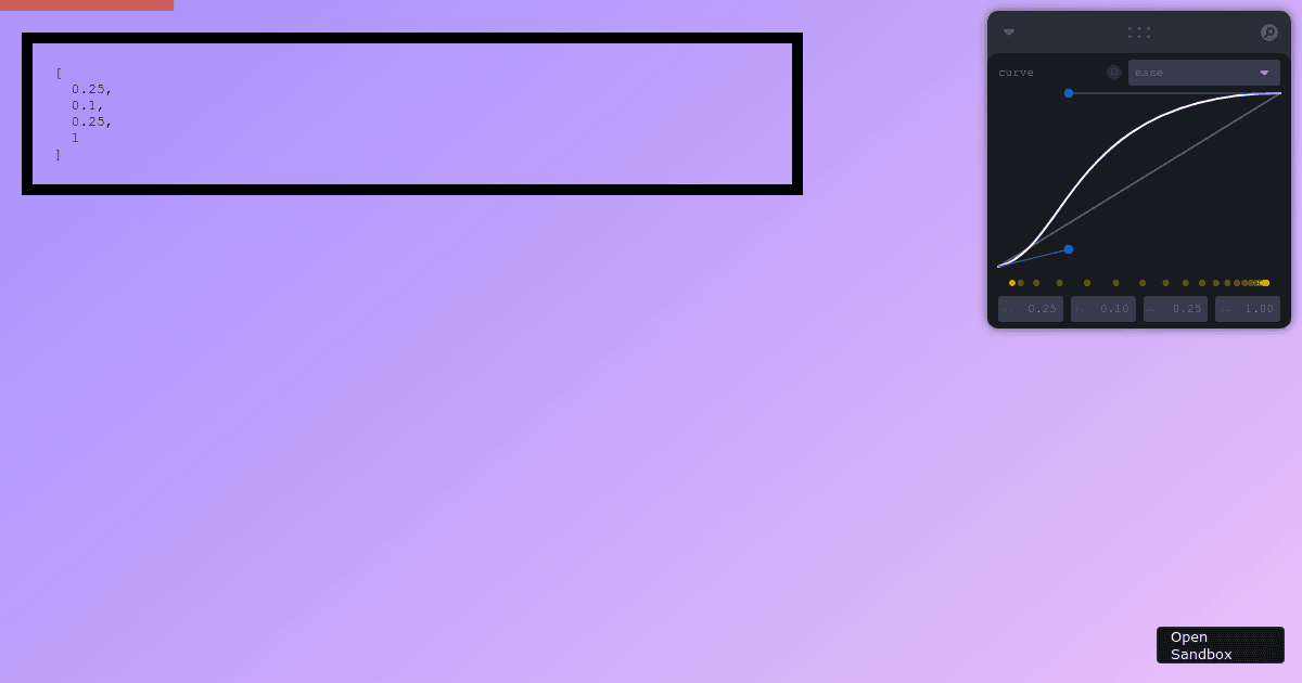 leva-plugin-bezier - Codesandbox