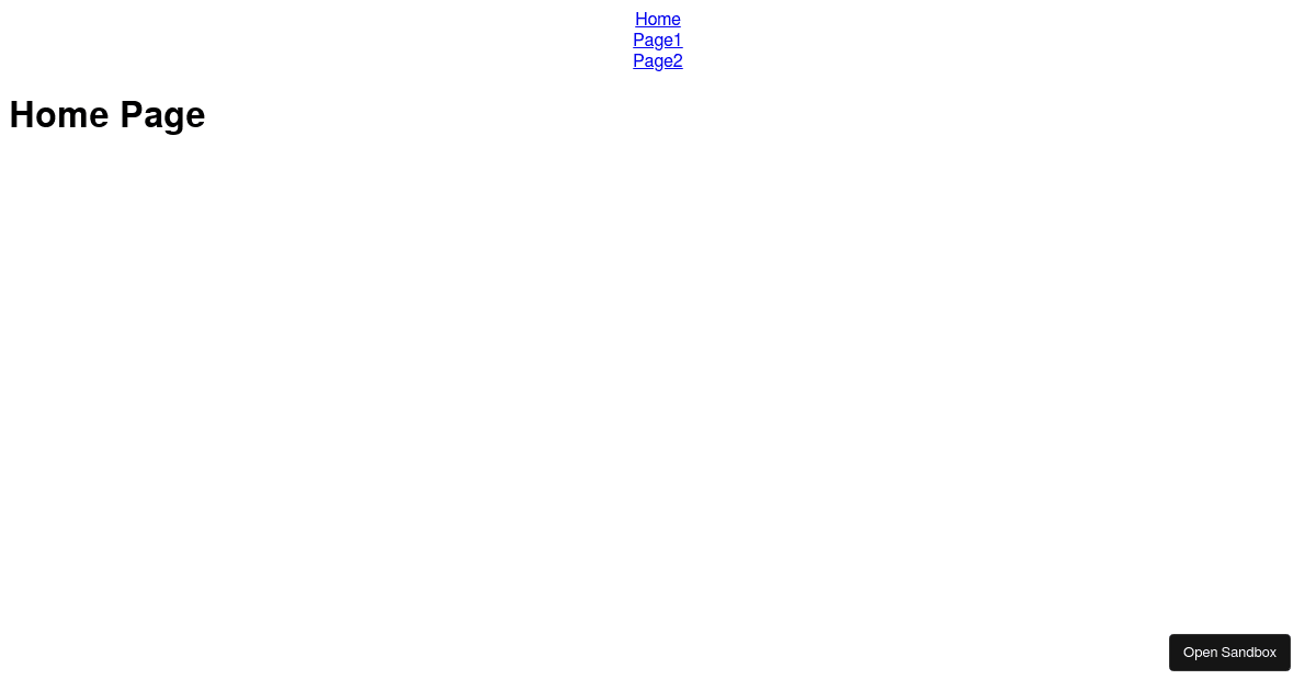 react - Codesandbox