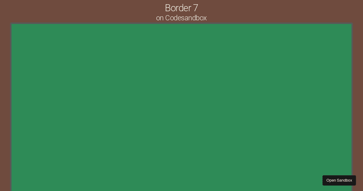 Border 7 (template) - Codesandbox