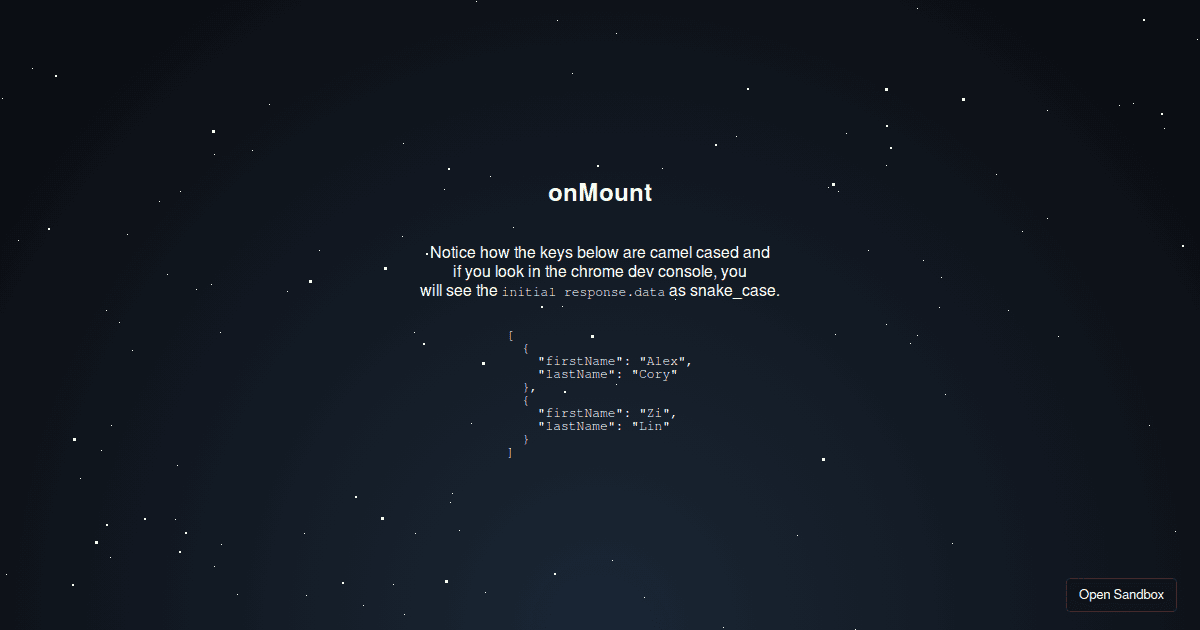 useFetch + + Request/Response Interceptors (forked) - Codesandbox