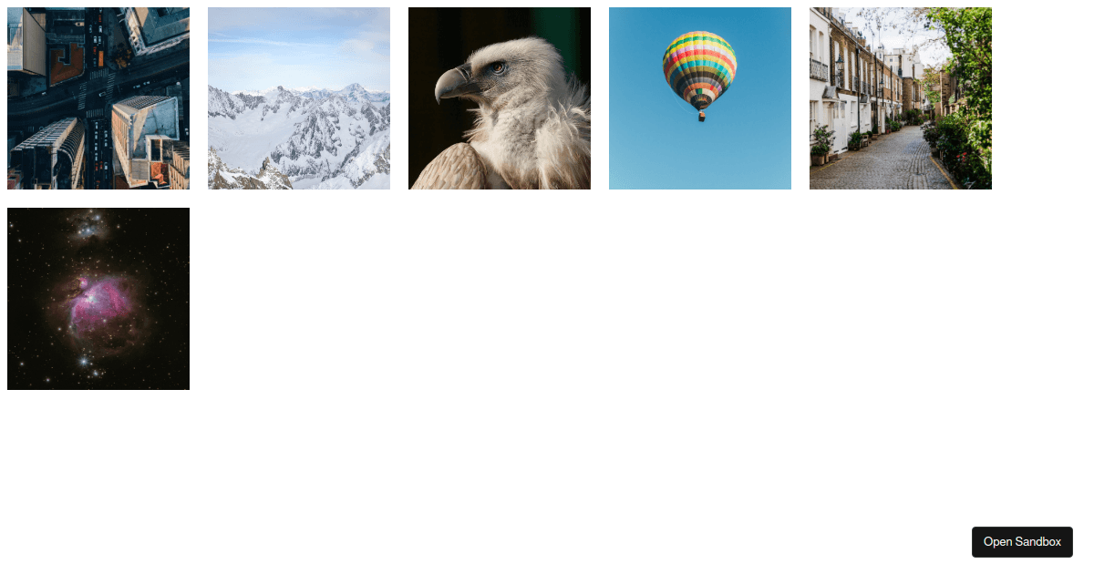 React Image Zoom with Routing - Codesandbox