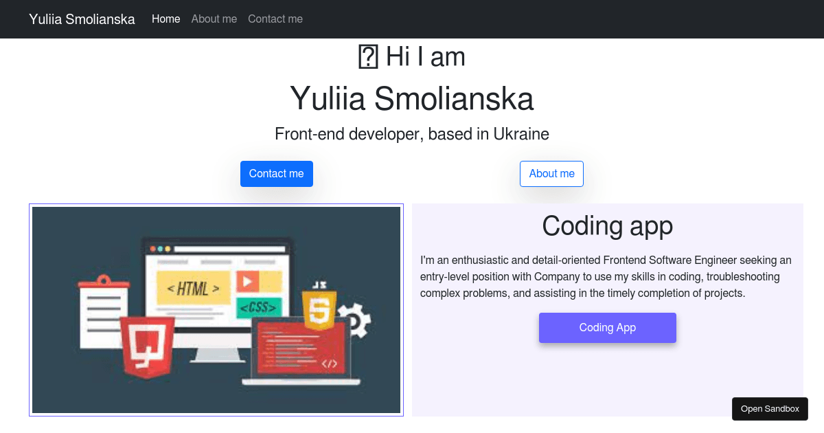 vanilla - Codesandbox