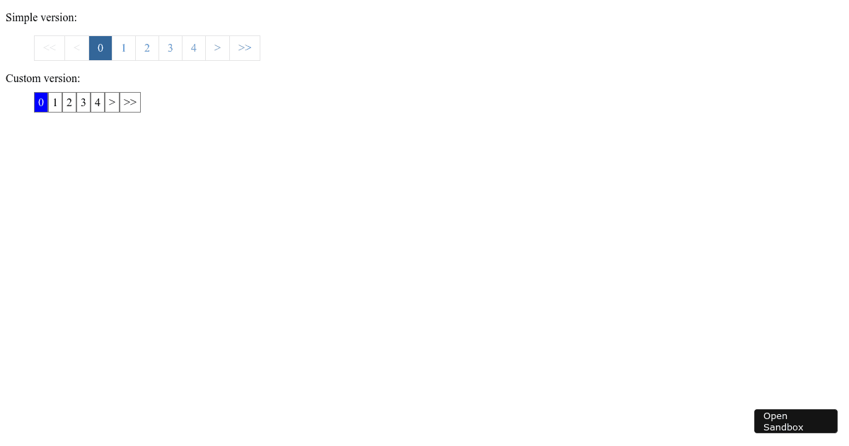 Pagination (forked) - Codesandbox