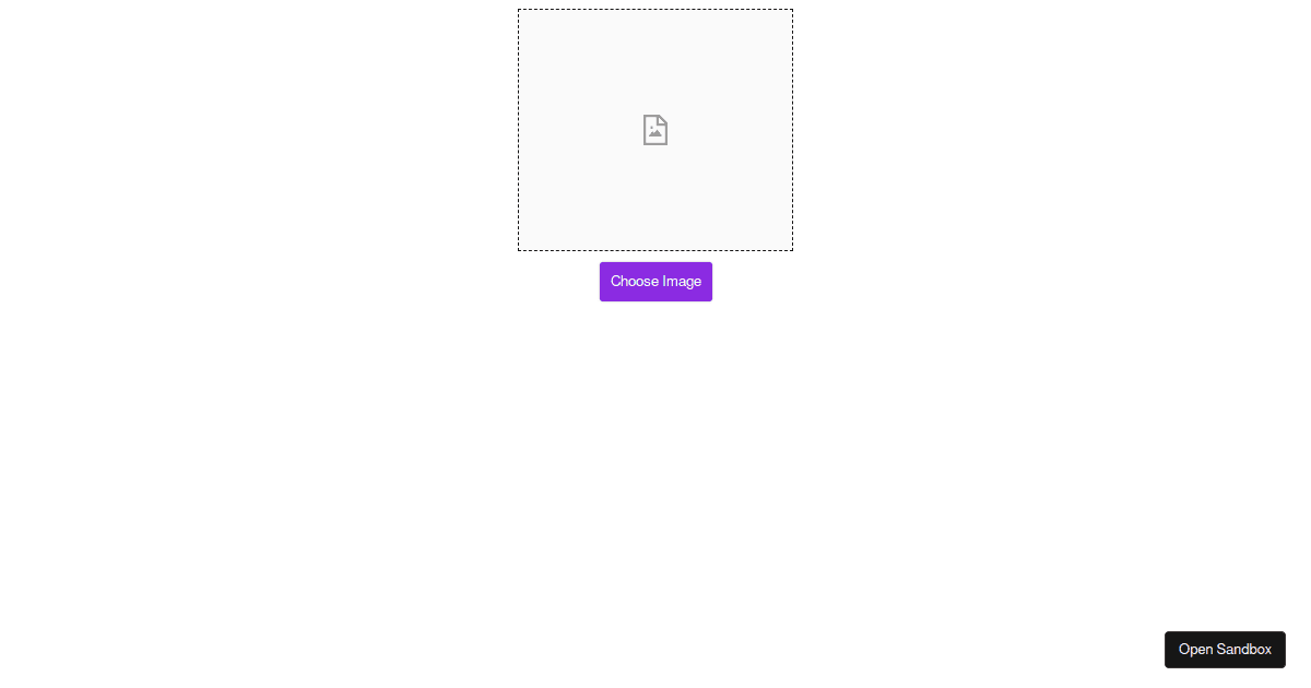 Image Picker - Codesandbox