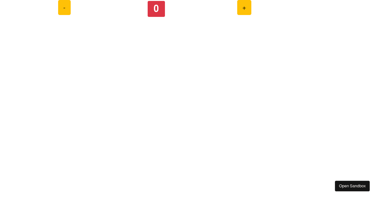 react - Codesandbox