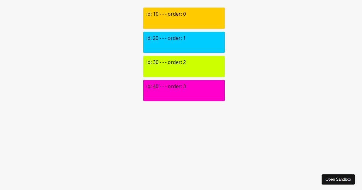 React DnD Card Example 2 (forked) - Codesandbox