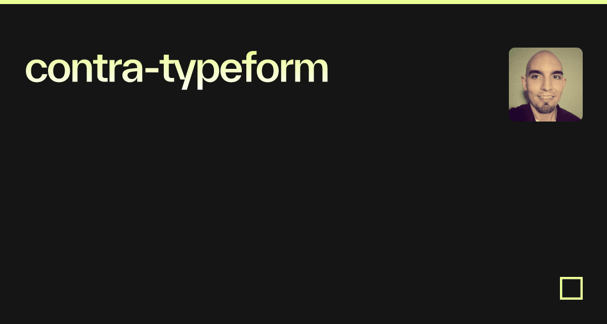 contra-typeform - Codesandbox