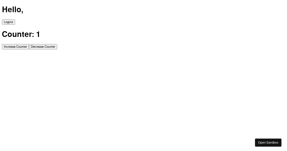 react - Codesandbox