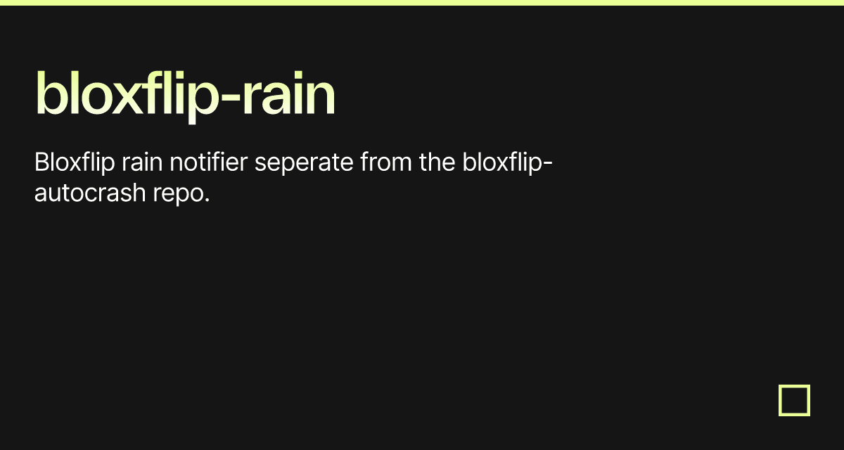 bloxflip-rain - Codesandbox