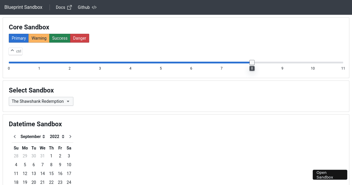 Blueprint Sandbox (forked) - Codesandbox