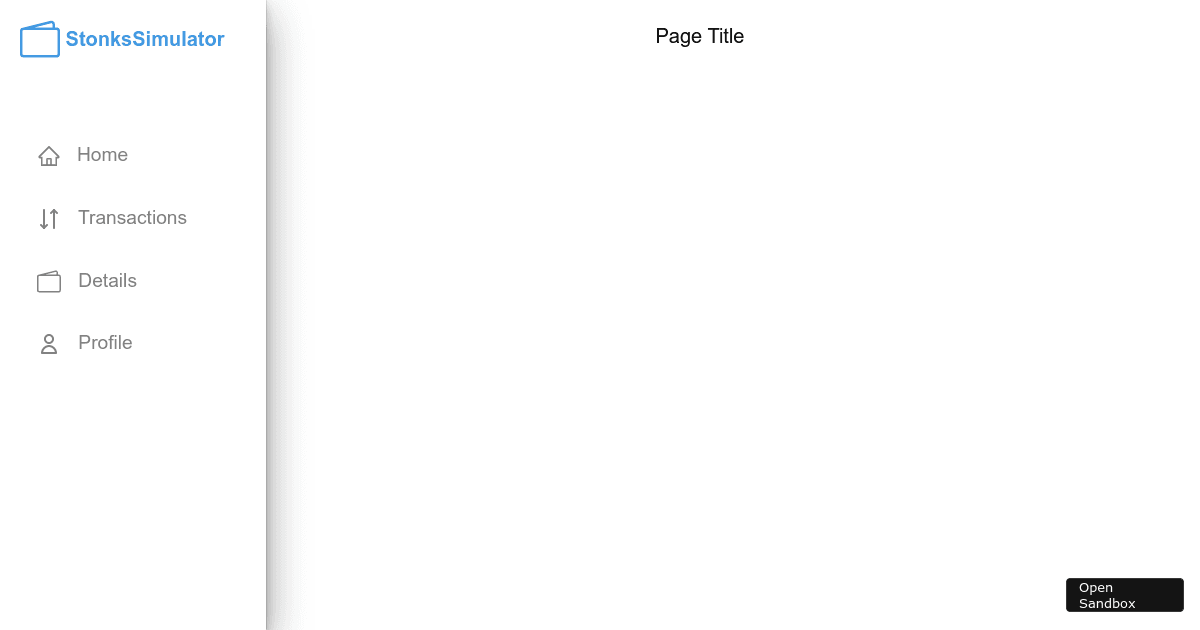 Chakra-UI Responsive Sidebar (forked) - Codesandbox
