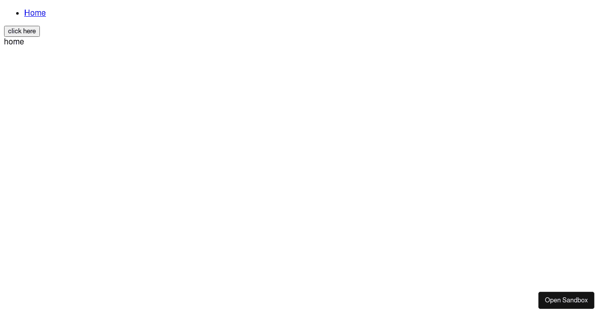 vue router 4 addRoute Bug - Codesandbox