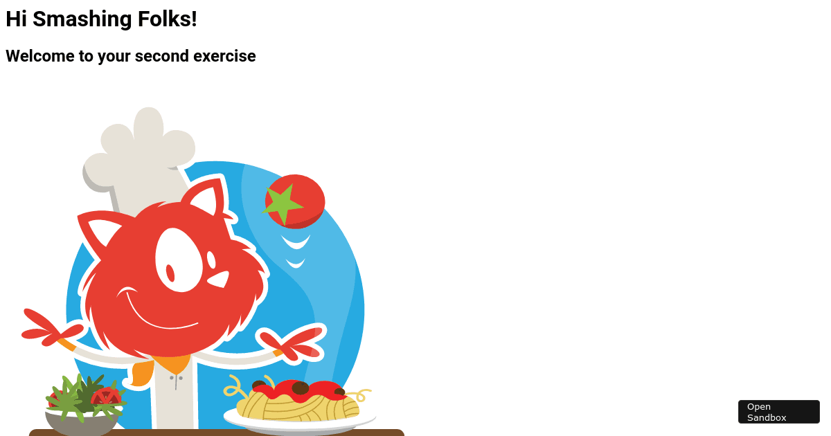 Exercise 2 (forked) - Codesandbox