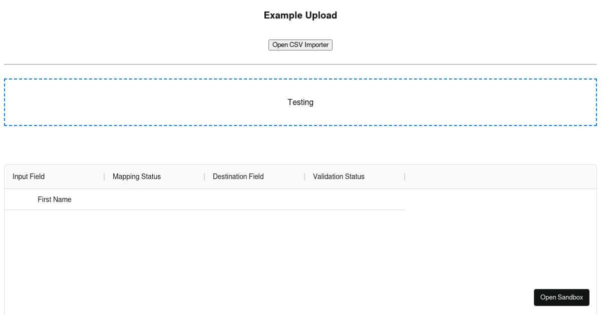 Upload POC - Codesandbox