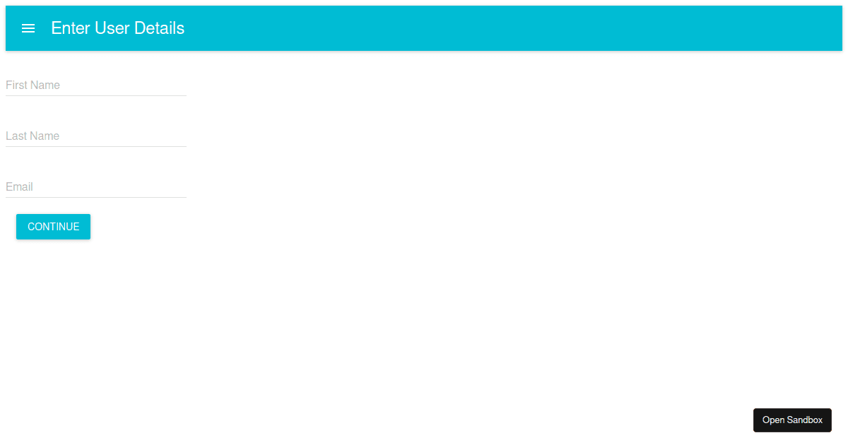 react - Codesandbox