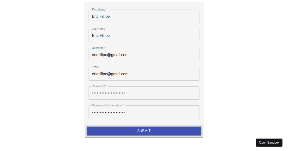 recoil-model basic form - Codesandbox