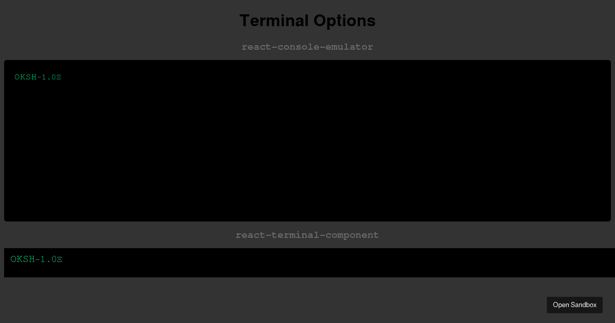 terminal-test (forked) - Codesandbox