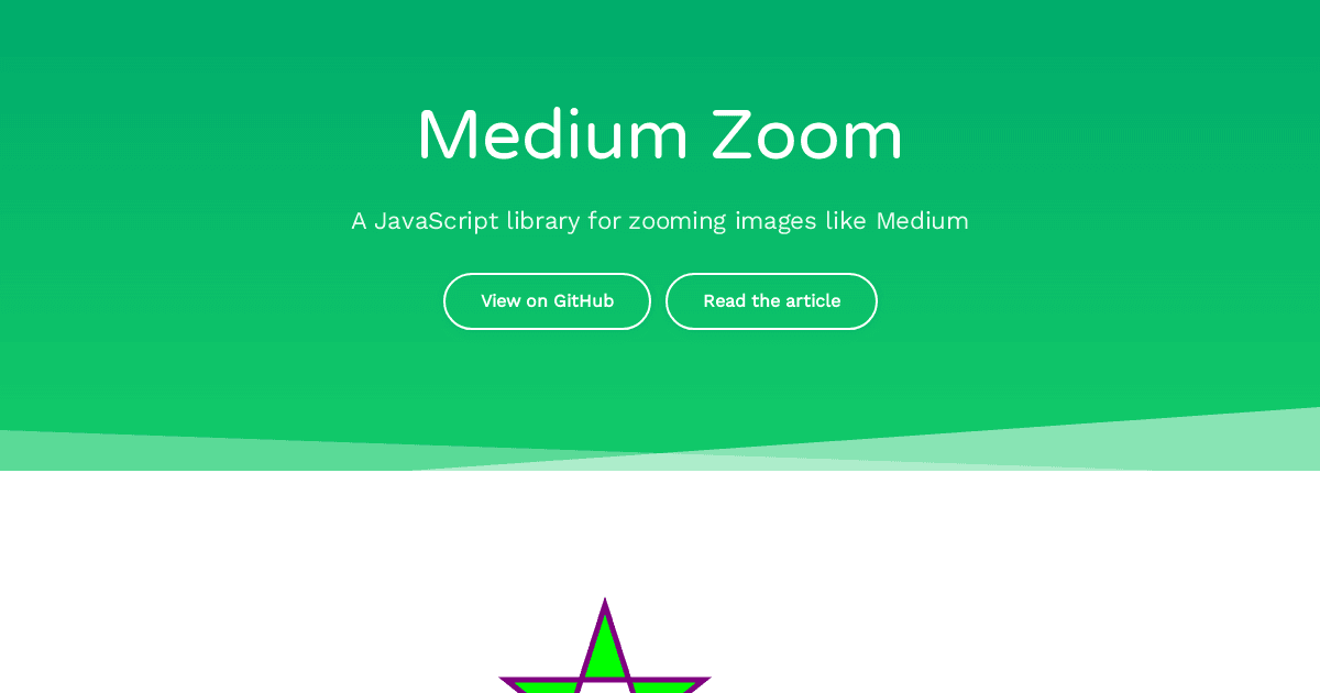 Medium Zoom Plugins - Codesandbox