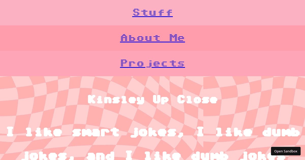 New start code - Codesandbox