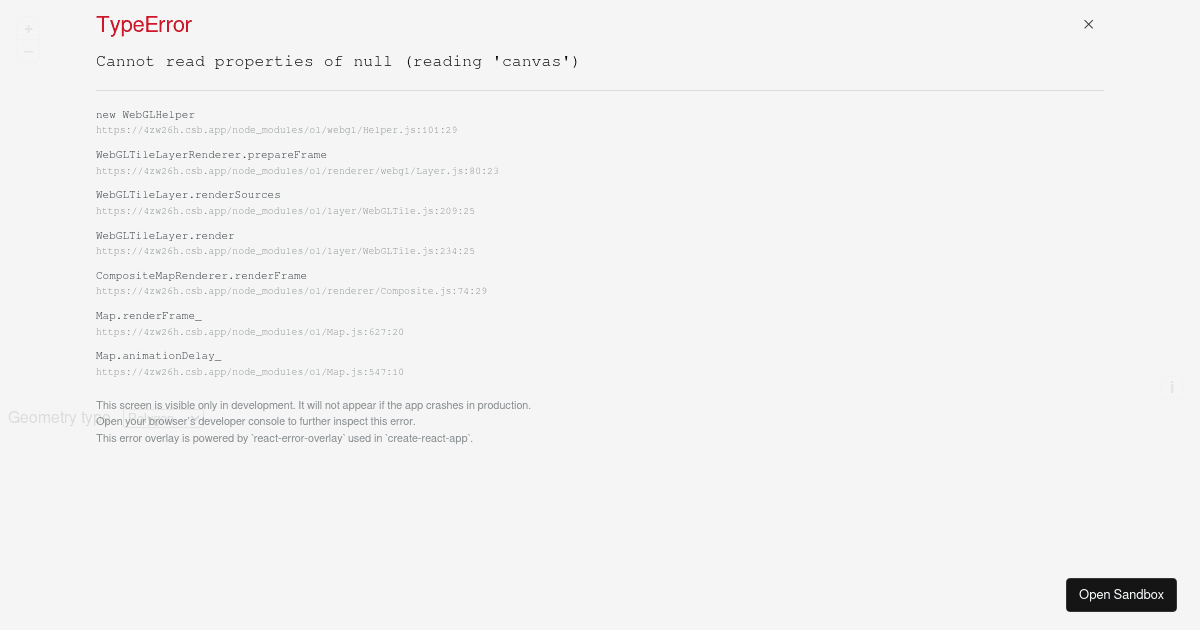 tracing - Codesandbox