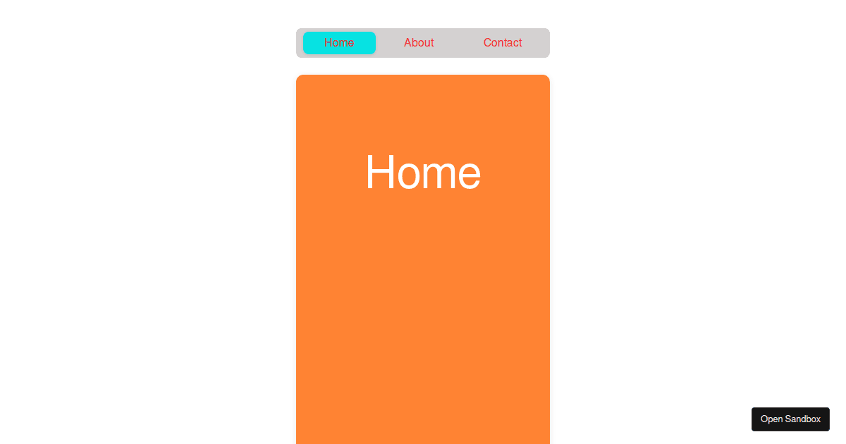 reactslideroutes Codesandbox