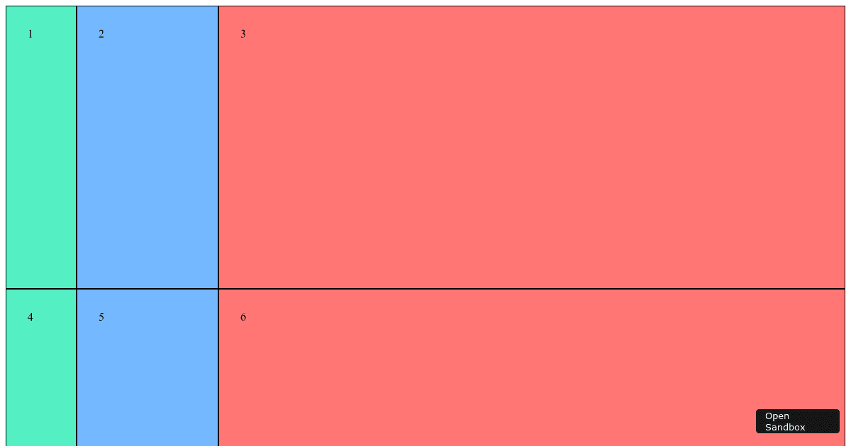 grid fr - Codesandbox