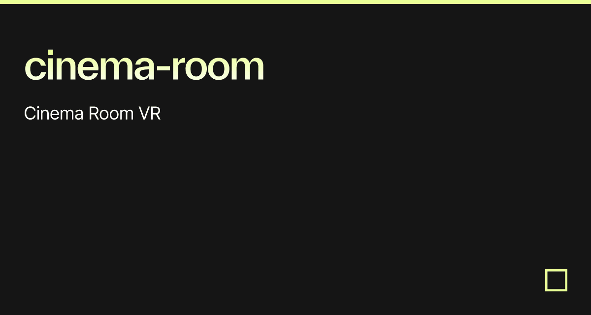 cinema-room - Codesandbox