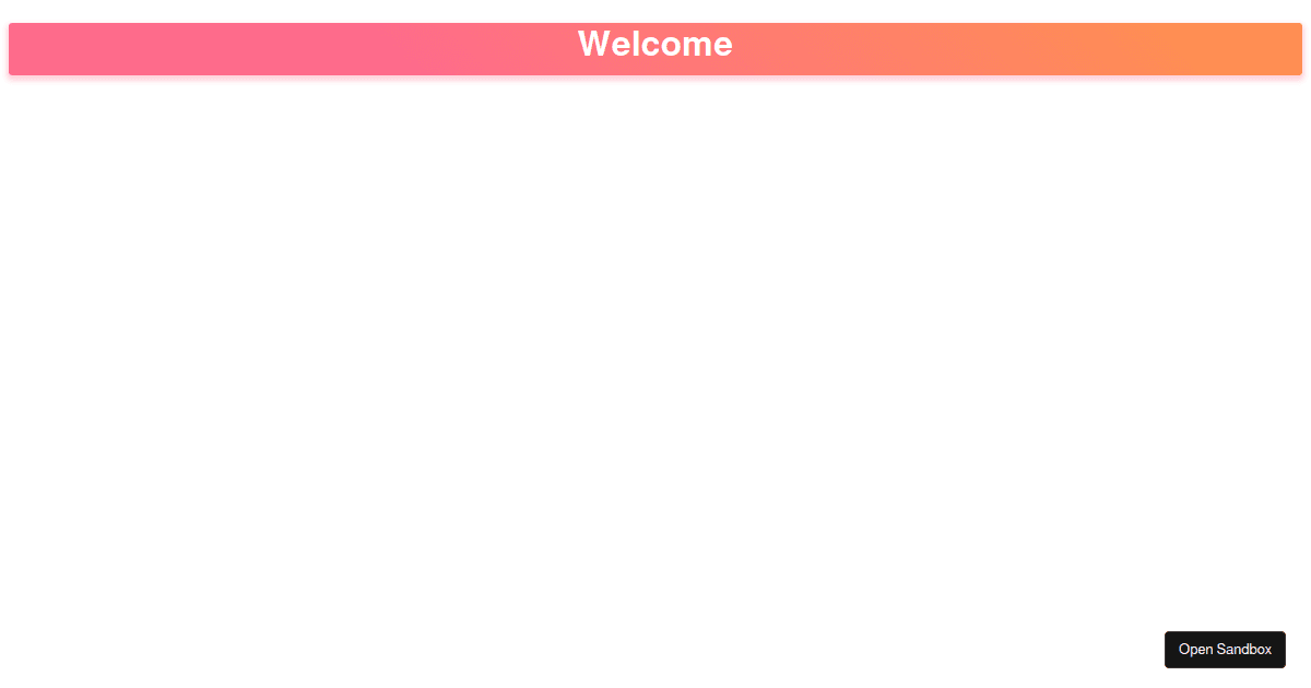 React hooks - Codesandbox