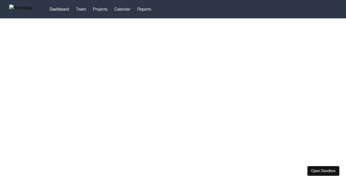Tailwind Css and React (forked) - Codesandbox