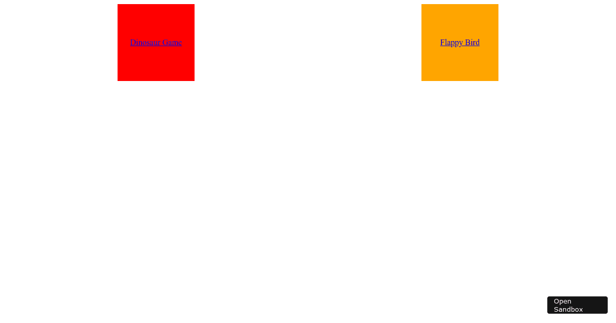 Games - Codesandbox