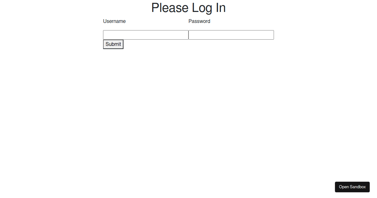react - Codesandbox