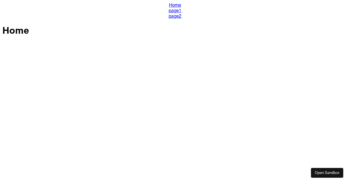 react - Codesandbox