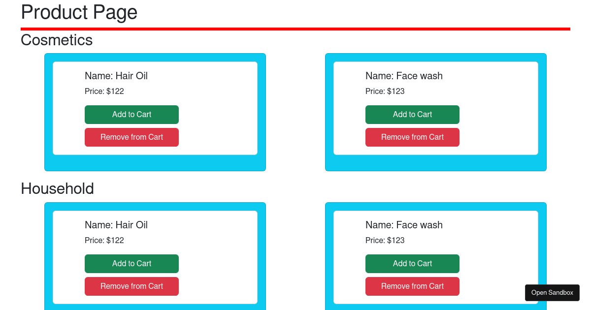 product-page - Codesandbox