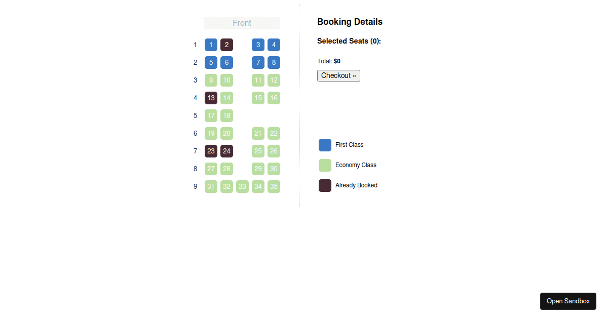 seat-chart - Codesandbox