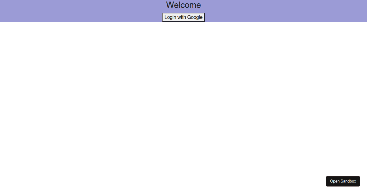 react - Codesandbox