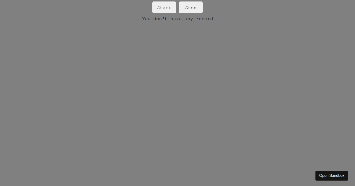 rekoder - Codesandbox