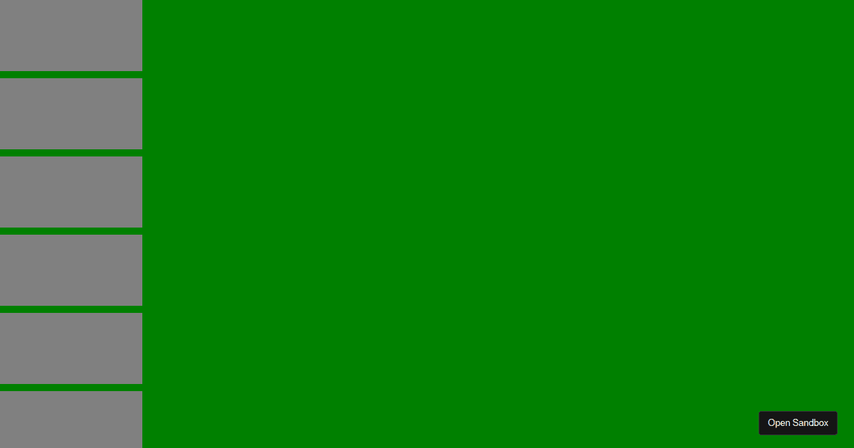 Scroll working - Codesandbox