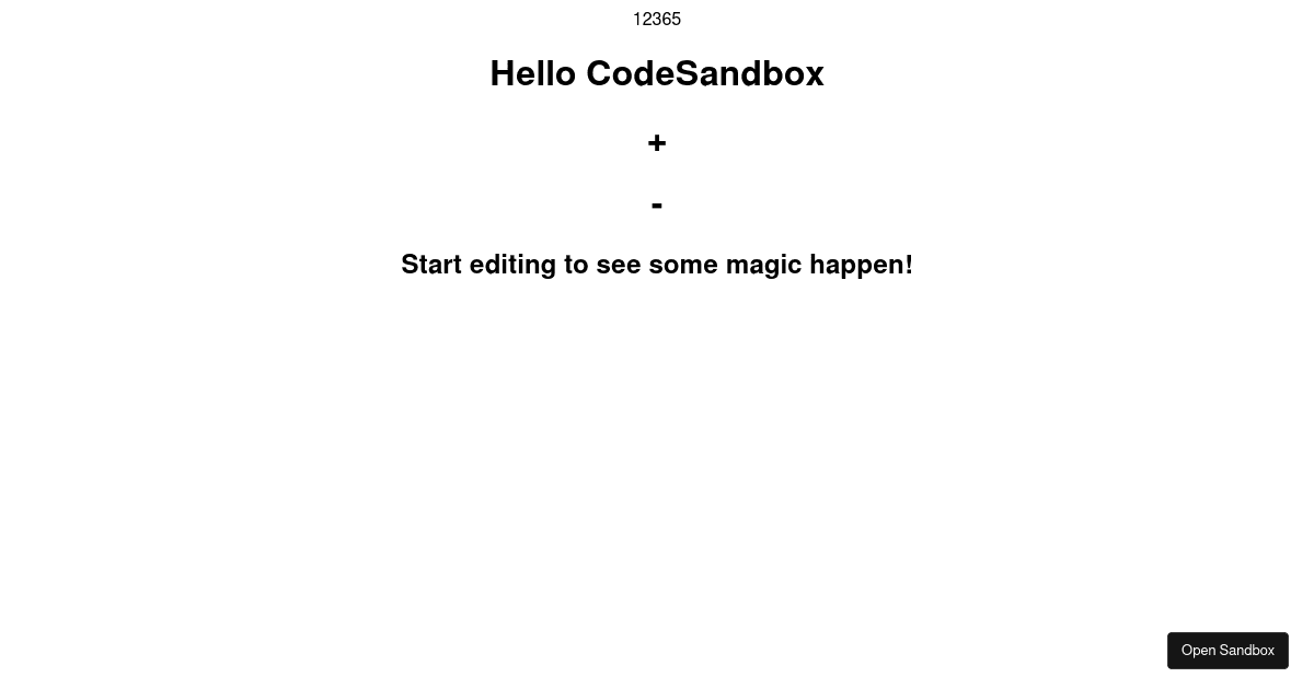 react - Codesandbox