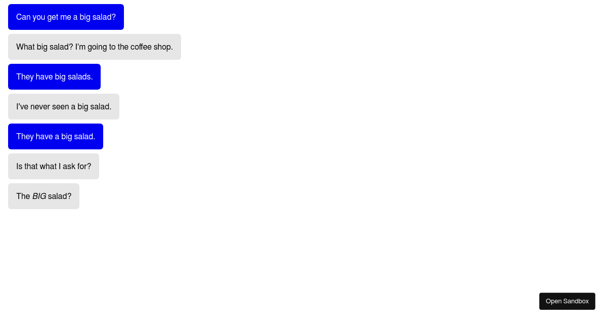 chat - Codesandbox