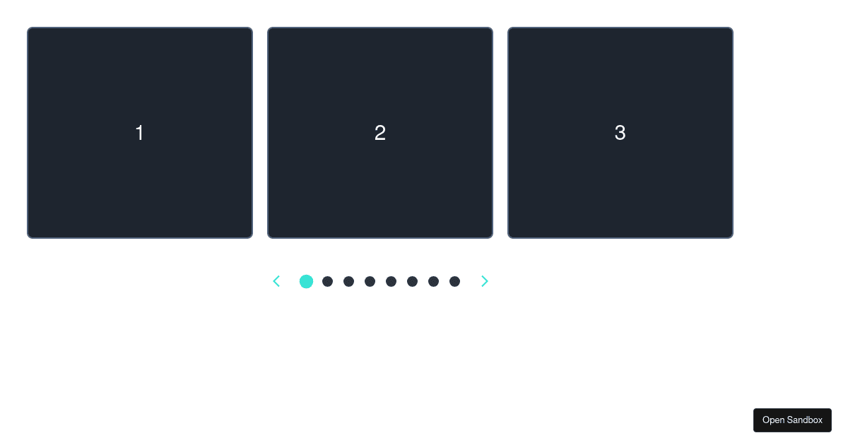blaze-slider NPM playground (forked) - Codesandbox