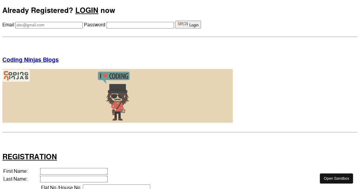 Create multiple forms (forked) - Codesandbox
