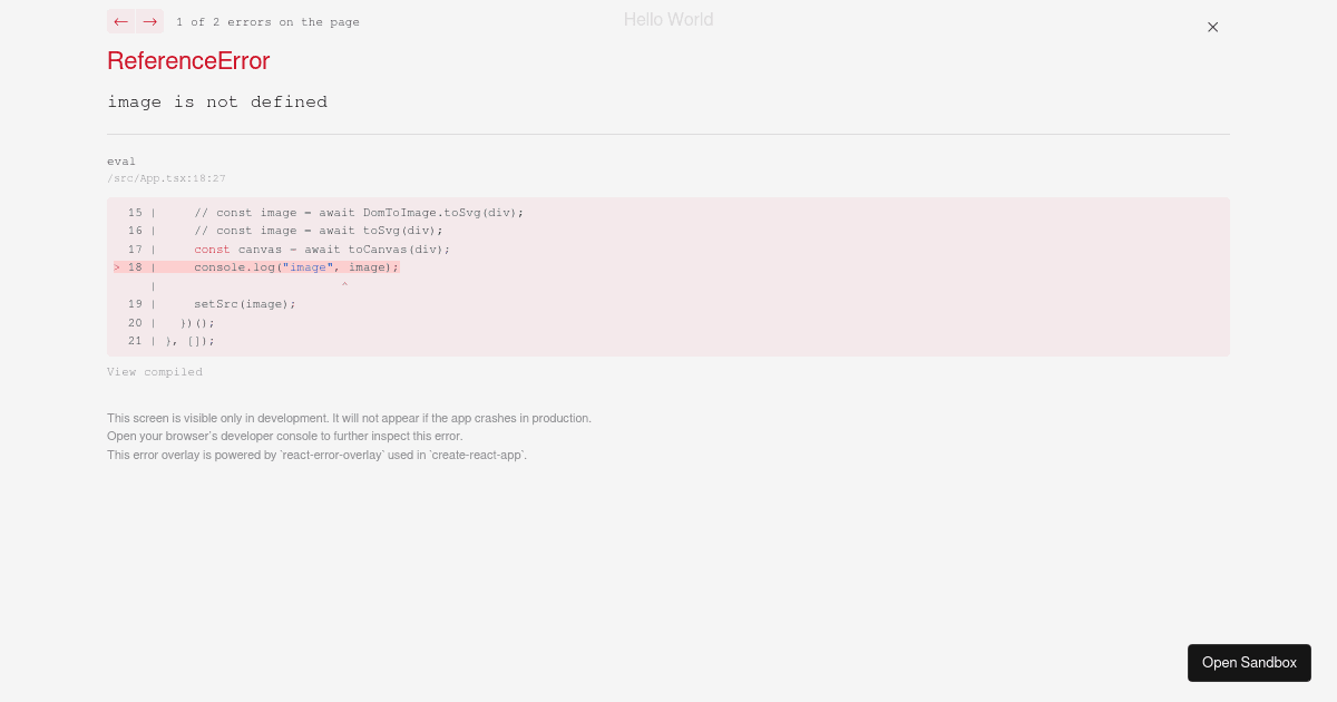 Export SVG - Codesandbox