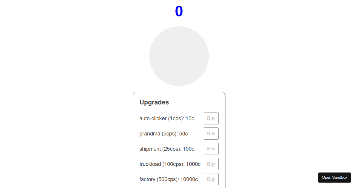 cookie-clicker-1 - Codesandbox